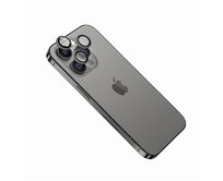 Ochranná skla čoček fotoaparátů  Camera Glass pro Apple iPhone 15 Pro/15 Pro Max, space gray