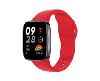 Silikonový řemínek  Silicone Strap pro Xiaomi Redmi Watch 3, červený