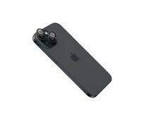 Ochranná skla čoček fotoaparátů  Camera Glass pro Apple iPhone 15/15 Plus, space gray