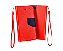 Knížkové pouzdro Fancy pro Iphone 14 , barva červená-, barva modrá