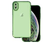 Kryt Crystal 2mm pro Iphone X/XS , barva čirá green