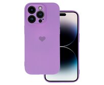 Kryt Vennus Heart Silicone pro Iphone 13 Pro Max design 1 purple