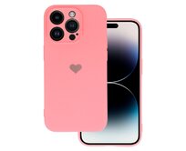 Kryt Vennus Heart Silicone pro Iphone 14 Pro Max design 1 pink