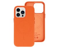 Kryt Leather Magsafe Iphone 15 Pro Orange