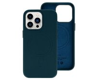 Kryt Leather Magsafe Iphone 15 Plus , barva modrá