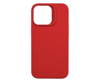 Ochranný silikonový kryt  Sensation pro Apple iPhone 14 PRO MAX, červený