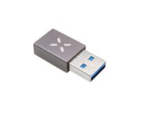 Redukce z hliníku  Link USB-C na USB-A, šedá