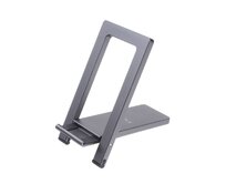 Hliníkový stojánek  Frame Pocket na stůl pro mobilní telefony, space gray