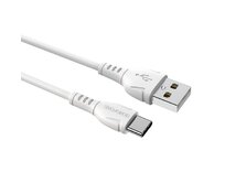Data kabel BOROFONE BX51 , USB na USB-C, 3A, 1m, bílý