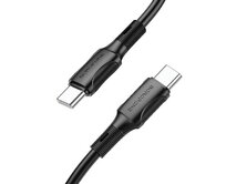 Data kabel BOROFONE BX80 , USB-C na USB-C, 60W 3A, černý