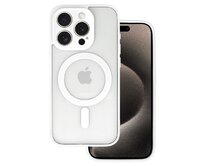 Kryt Acryl Color MagSafe pro Apple iPhone 15 Pro Max , barva bílá