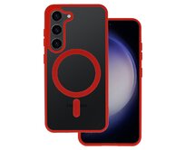 Kryt Acryl Color MagSafe pro Samsung Galaxy S22 , barva červená