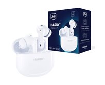 bezdrátová stereo sluchátka HARDY LifePods Pro, stereo, nabíjecí pouzdro, bílá