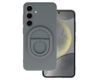 Kryt Magnetic Elipse pro Samsung Galaxy S24 Plus , barva šedá