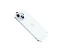 Ochranná skla čoček fotoaparátů  Camera Glass pro Apple iPhone 15/15 Plus, světle modrá