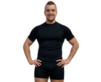 SILUET triko s krátkým rukávem - pánské .M .bílá bílá, M, SILUET - 165g/m2 - 92% polyester Ag+, 8% elastan