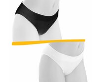 SILUET kalhotky klasické - dámské .XS .bílá bílá, XS, SILUET - 165g/m2 - 92% polyester Ag+, 8% elastan