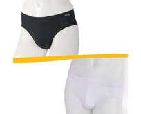 SILUET slipy - pánské .S .černá černá, S, SILUET - 165g/m2 - 92% polyester Ag+, 8% elastan