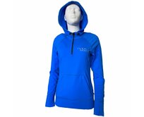 TOP mikina s kapucí - dámská .XL .modrá modrá, XL, TOP - 235g/m2 - 86% polyamid, 14% elastan
