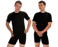 COOL triko s krátkým rukávem - pánské .XXL .černá černá, XXL, COOL - 100g/m2 - 100% polypropylen Ag+