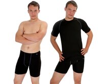 COOL boxerky - pánské .M .černá černá, M, COOL - 100g/m2 - 100% polypropylen Ag+