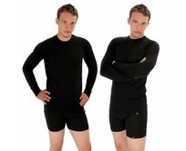 COOL triko s dlouhým rukávem - pánské .S .černá černá, S, COOL - 100g/m2 - 100% polypropylen Ag+