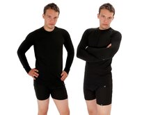 COOL triko s dlouhým rukávem - pánské .L .černá černá, L, COOL - 100g/m2 - 100% polypropylen Ag+