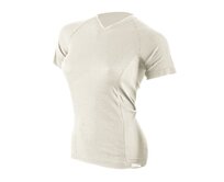 COOL triko V výstřih s krátkým rukávem - dámské .3XL .bílá bílá, 3XL, COOL - 100g/m2 - 100% polypropylen Ag+