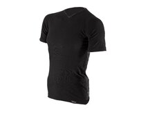 COOL triko V výstřih s krátkým rukávem - pánské .3XL .černá černá, 3XL, COOL - 100g/m2 - 100% polypropylen Ag+
