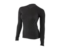 COOL triko V výstřih s dlouhým rukávem - dámské .3XL .černá černá, 3XL, COOL - 100g/m2 - 100% polypropylen Ag+