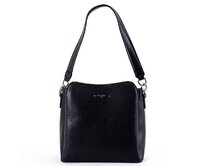 Tříoddílová černá kabelka na rameno i crossbody David Jones 6417 černá, syntetická kůže