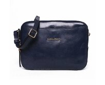 Luxusní tmavěmodrá dámská kožená crossbody kabelka Marta Ponti no. 8 modrá, kůže