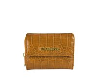 Hořčicová peněženka FLORA&CO X2703 žlutá, kůže