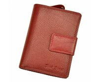 Červená kožená peněženka Paul Rossi PN 1404 červená, kůže