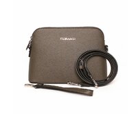 Malá pevná zelenohnědá (khaki) crossbody kabelka FLORA&CO F3772 zelená, syntetická kůže