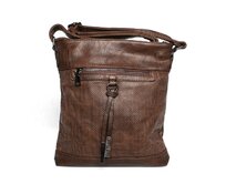 Malá hnědá (kávová) crossbody kabelka ROMINA & CO D31/20 hnědá, syntetická kůže