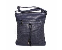 Malá tmavěmodrá crossbody kabelka ROMINA & CO D31/20 modrá, syntetická kůže