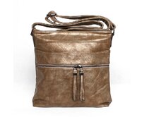 Malá tmavězlatá crossbody kabelka ROMINA & CO D219/21 zlatá, syntetická kůže