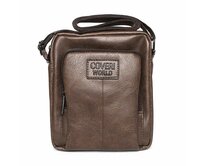 Hnědá pevnější crossbody taška Coveri World CW2179 hnědá, syntetická kůže