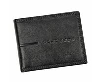 Malá černá kožená peněženka Harvey Miller Polo Club 1530992 černá, kůže
