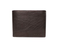 Luxusní černá kožená peněženka Alex&Co (Gianni Conti) no. 100 černá, kůže