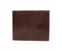 Luxusní tmavěhnědá kožená peněženka Alex&Co (Gianni Conti) no. 100 hnědá, kůže