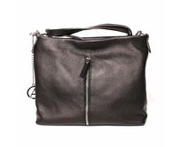 Luxusní černá kožená crossbody kabelka Alex&Co (Gianni Conti) 815 černá, kůže