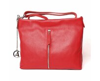 Luxusní červená kožená crossbody kabelka Alex&Co (Gianni Conti) 815 červená, kůže