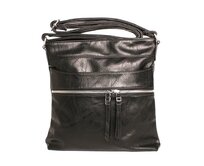 Malá černá crossbody kabelka ROMINA & CO D219/22 černá, syntetická kůže