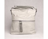 Malá světlešedá crossbody kabelka ROMINA & CO D219/22 šedá, syntetická kůže