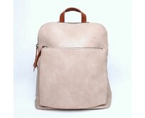 Béžovošedý batoh/crossbody kabelka FLORA&CO H6780, obsah 8 l béžová, syntetická kůže