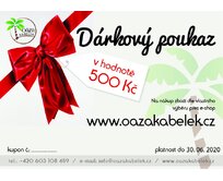 Dárkový poukaz v hodnotě 500,- Kč