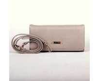 Šedá crossbody kabelka (psaníčko) David Jones 5504A šedá, syntetická kůže