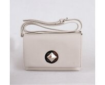 Světlešedá crossbody kabelka David Jones CM3392 šedá, syntetické kůže